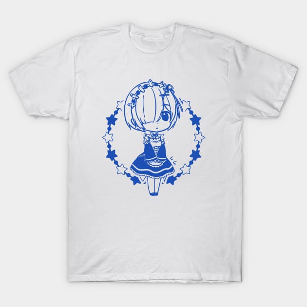 Re:Zero Rem『レム』 T-Shirt by mushopea